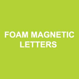 Foam Magnetic Letters