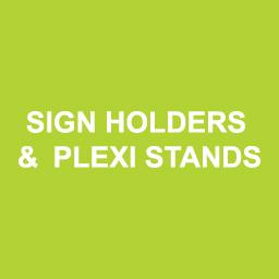 Sign Holders & Plexi Stands