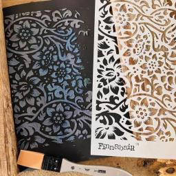 Stencils and Rollers