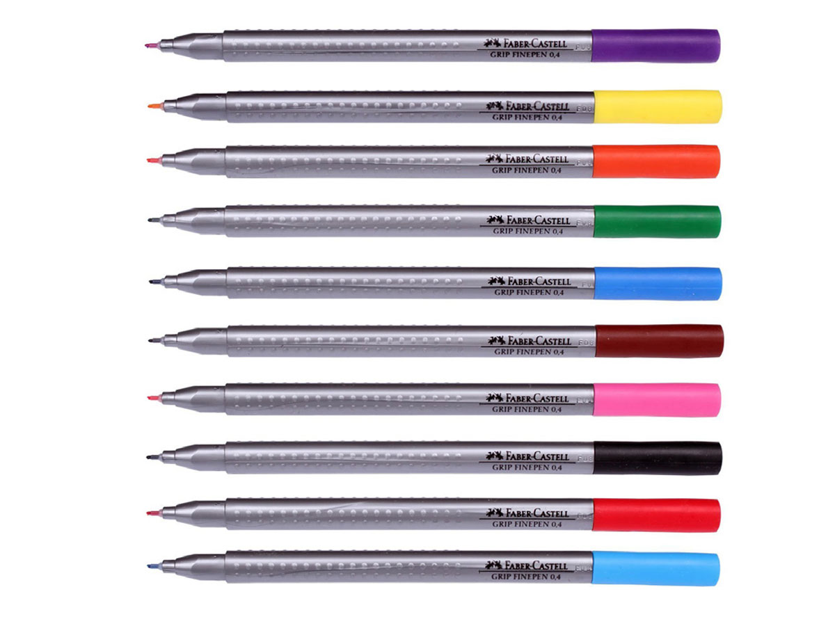 Fairco WRI0271 Faber Castell Grip Finepen Marker Light Green