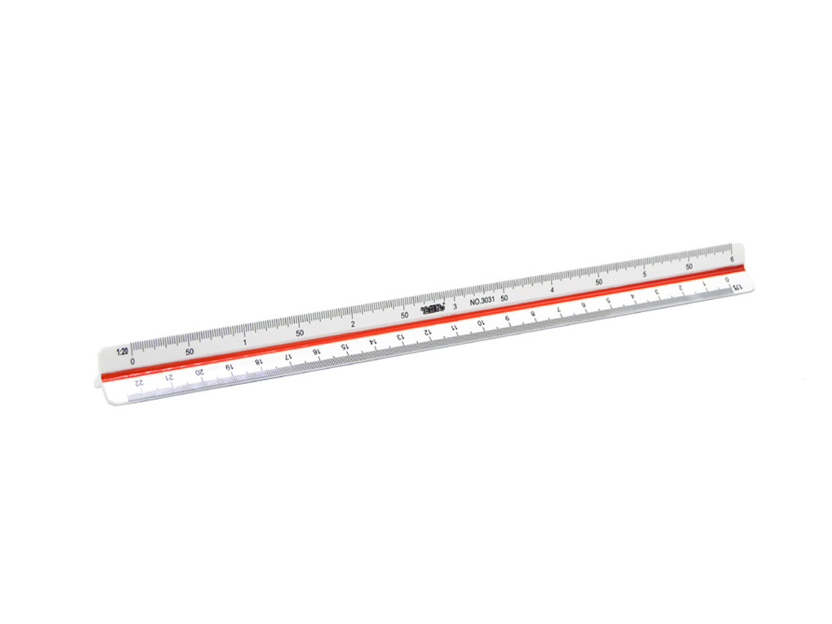 Fairco WRI1169 Plastic Scale Ruler 30cm