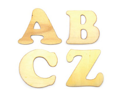 Wooden Alphabet Letters for DIY Crafts, 3D Letters Lebanon